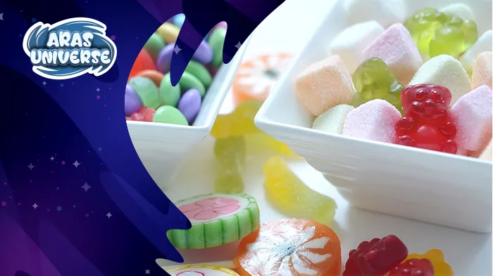 رنگ‌‌های مصنوعی در خوراکی‌ها: چرا آب نبات لالی گلکسی انتخاب سالم‌تری است؟